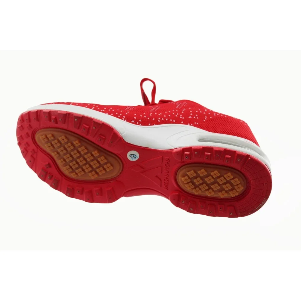Mishansha Womens Red‎ Knit Air Cushion Running Sneakers Walking Shoes Size 9